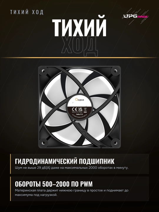 Комплект вентиляторов для корпуса Ocypus Delta F12 ARGB 120 мм 3in1