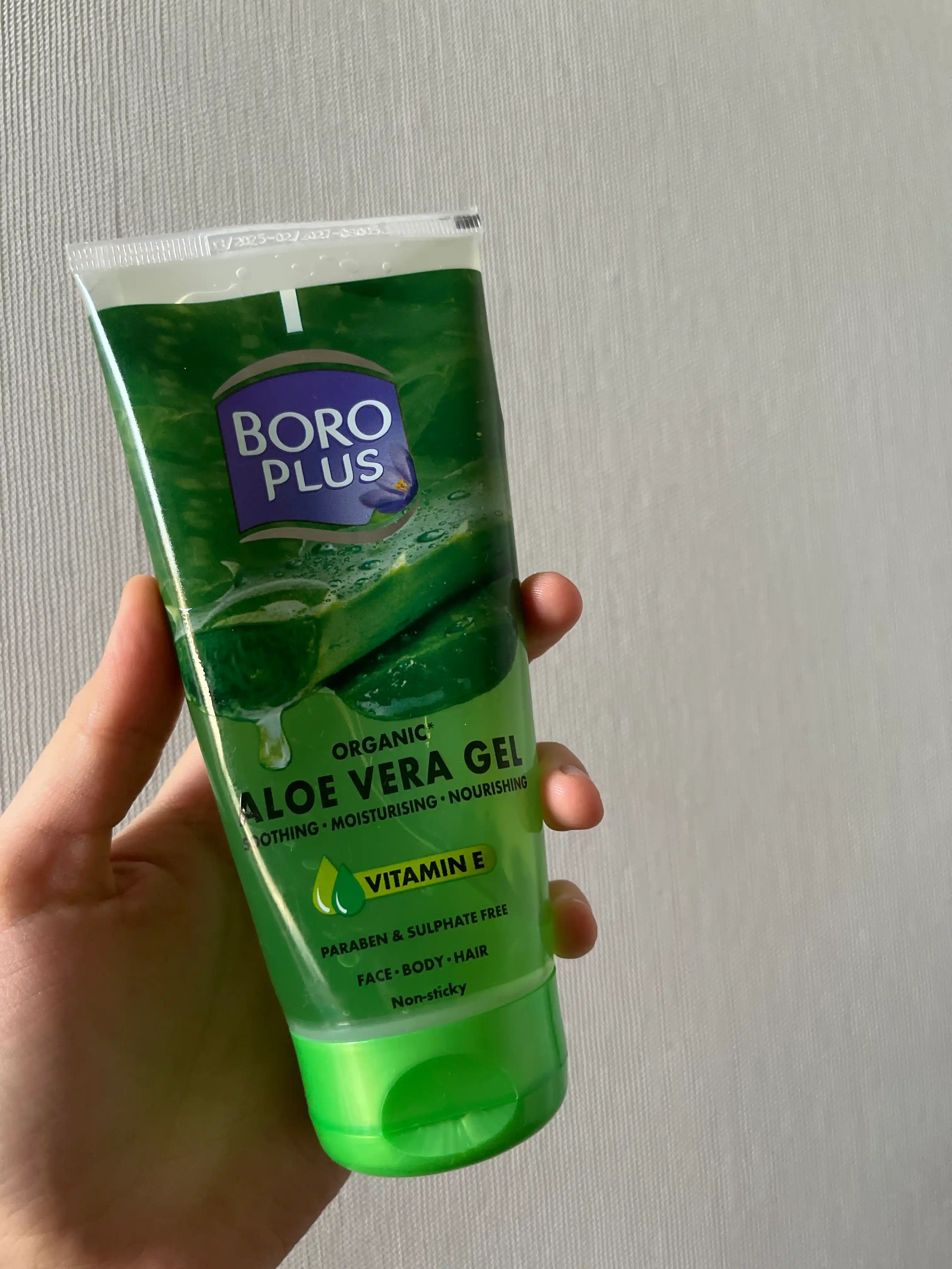 Vera Boro Aloe Plus geli, 150 ml, yuz va tana uchun organik, namlantiruvchi gel, Hindiston