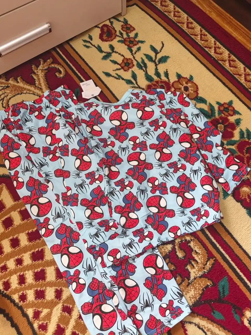 Детский пижамный комплект, хлопковые футболка и штаны