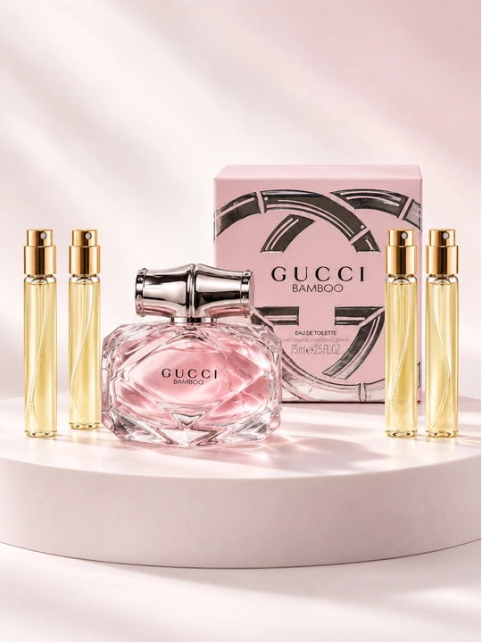 Женский парфюм Gucci Bamboo, цветочно-древесный аромат, 3–100 мл - 