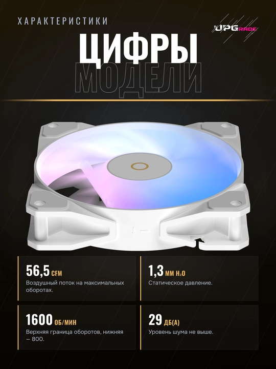 Korpus uchun ventilyator Ocypus Beta F12 ARGB 120 mm