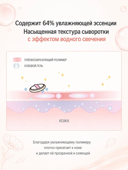 IPKN Nude Bare кушон-румяна для лица, увлажнение и сияние, гиалурон, чайное дерево, 5 г