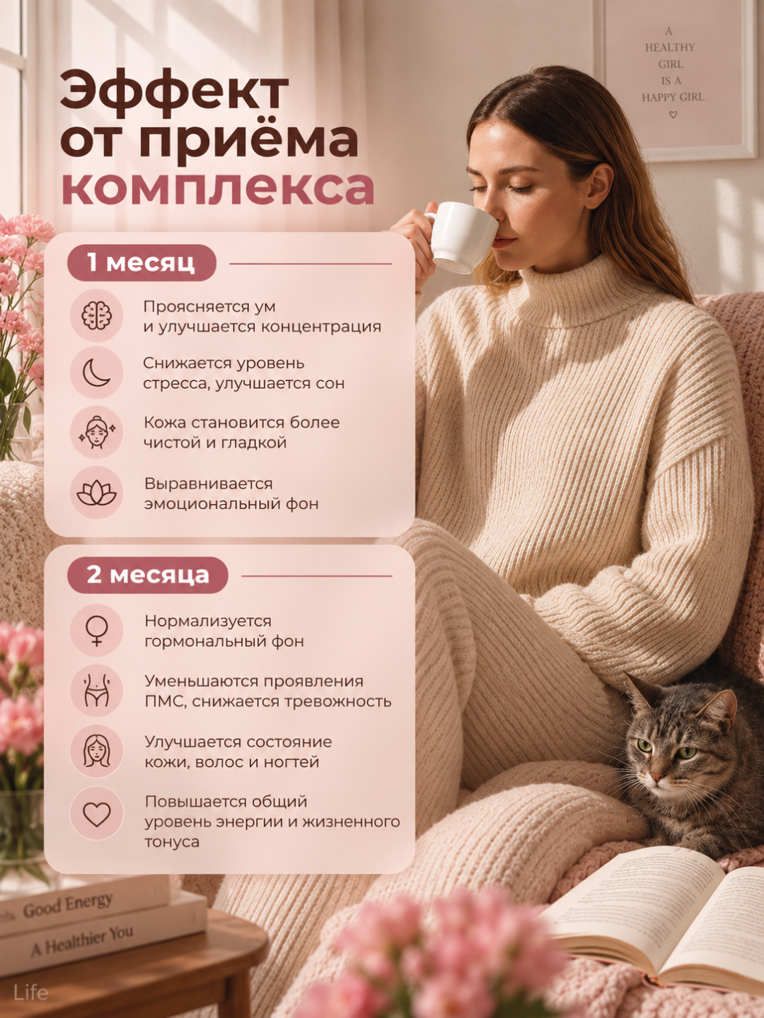 Комплекс 1WIN Омега-3 3000 мг + Мио-инозитол 1000 мг для женщин, БАД, 90 капсул
