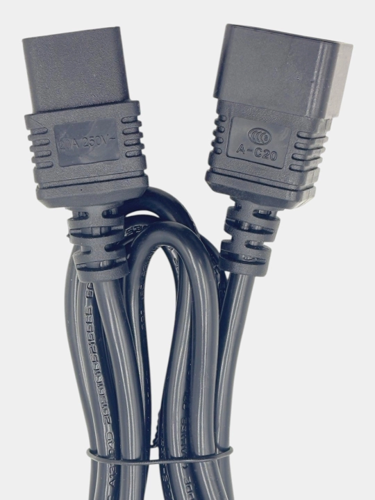 Кабель питания силовой 16 Ампер межблочный Heavy Duty Power Cord IEC C19,C20: