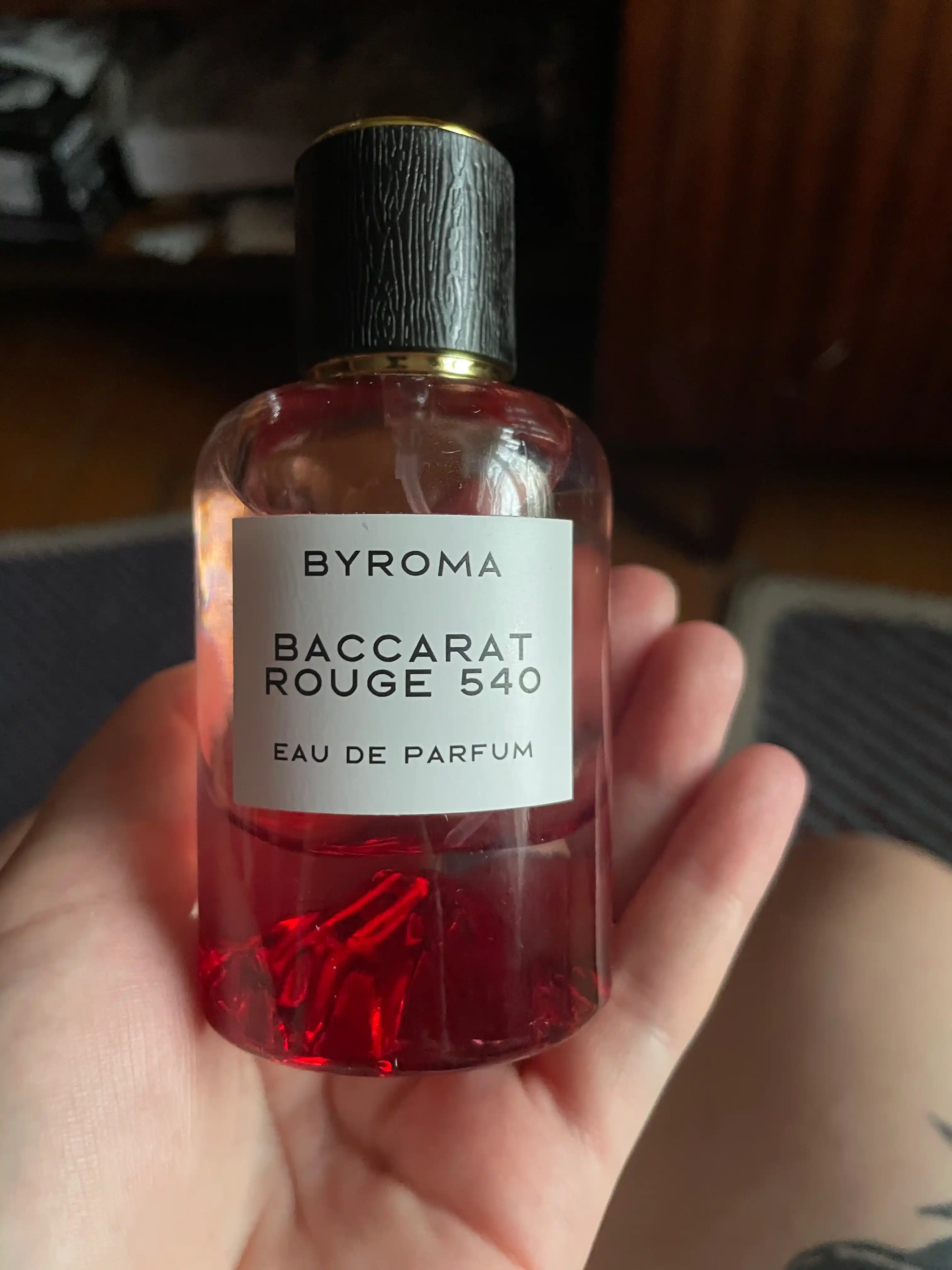 Ba roulette Rouge naqshlari asosidagi unisex atir 540 50 ml, barqaror atir, parfyumeriya suvi