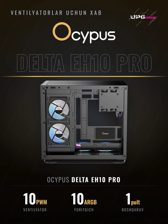 Ventilyator va yoritgich uchun xab Ocypus Delta EH10 / EH10 PRO
