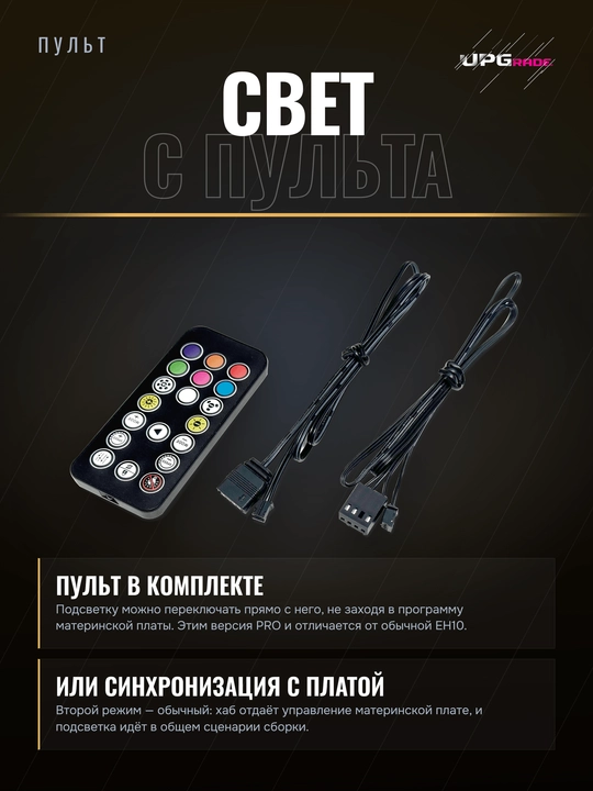 Ventilyator va yoritgich uchun xab Ocypus Delta EH10 / EH10 PRO