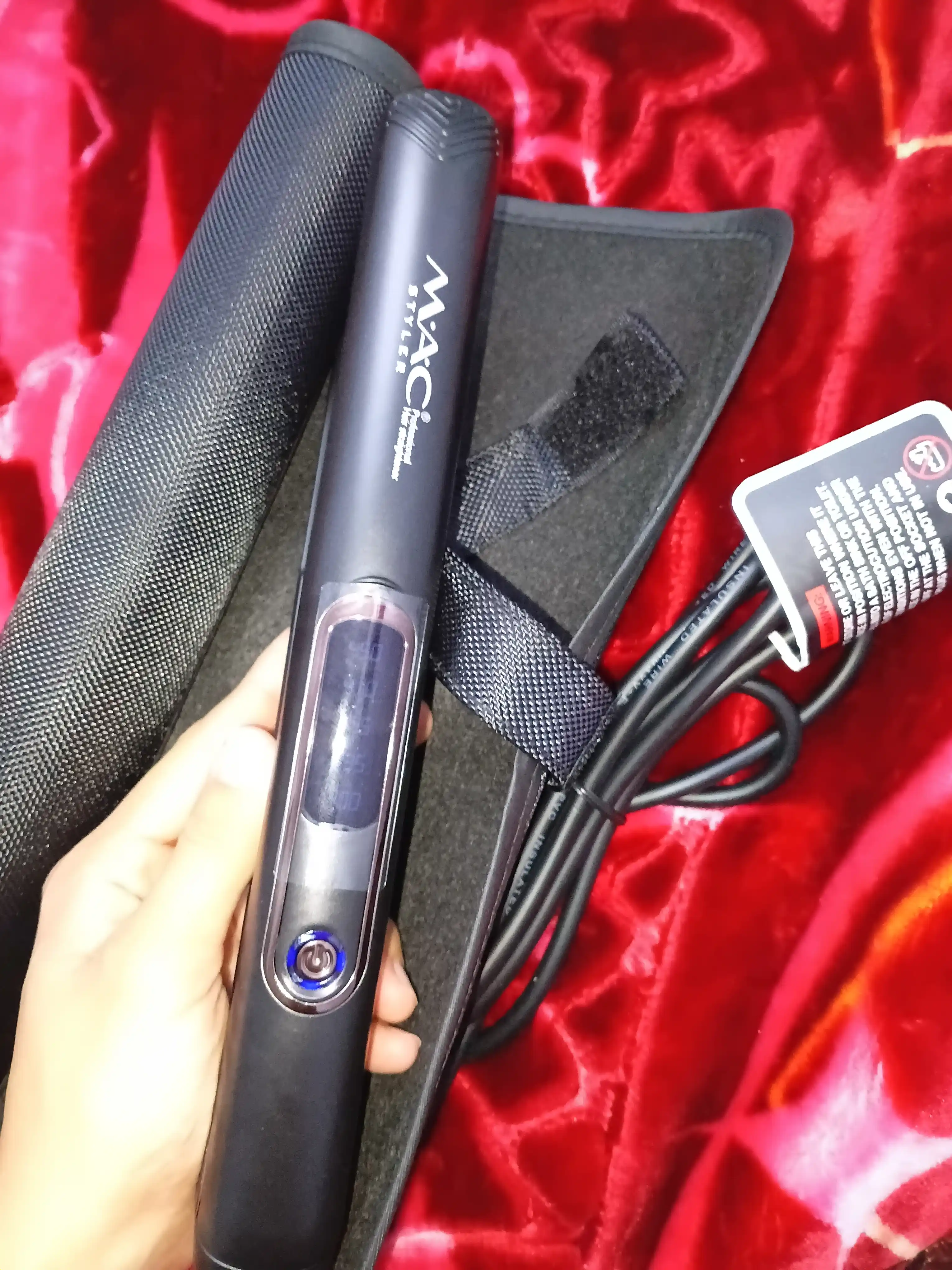 LED displeyli professional dazmol, MAC Styler MC-2018 soch to‘g‘rilagichi