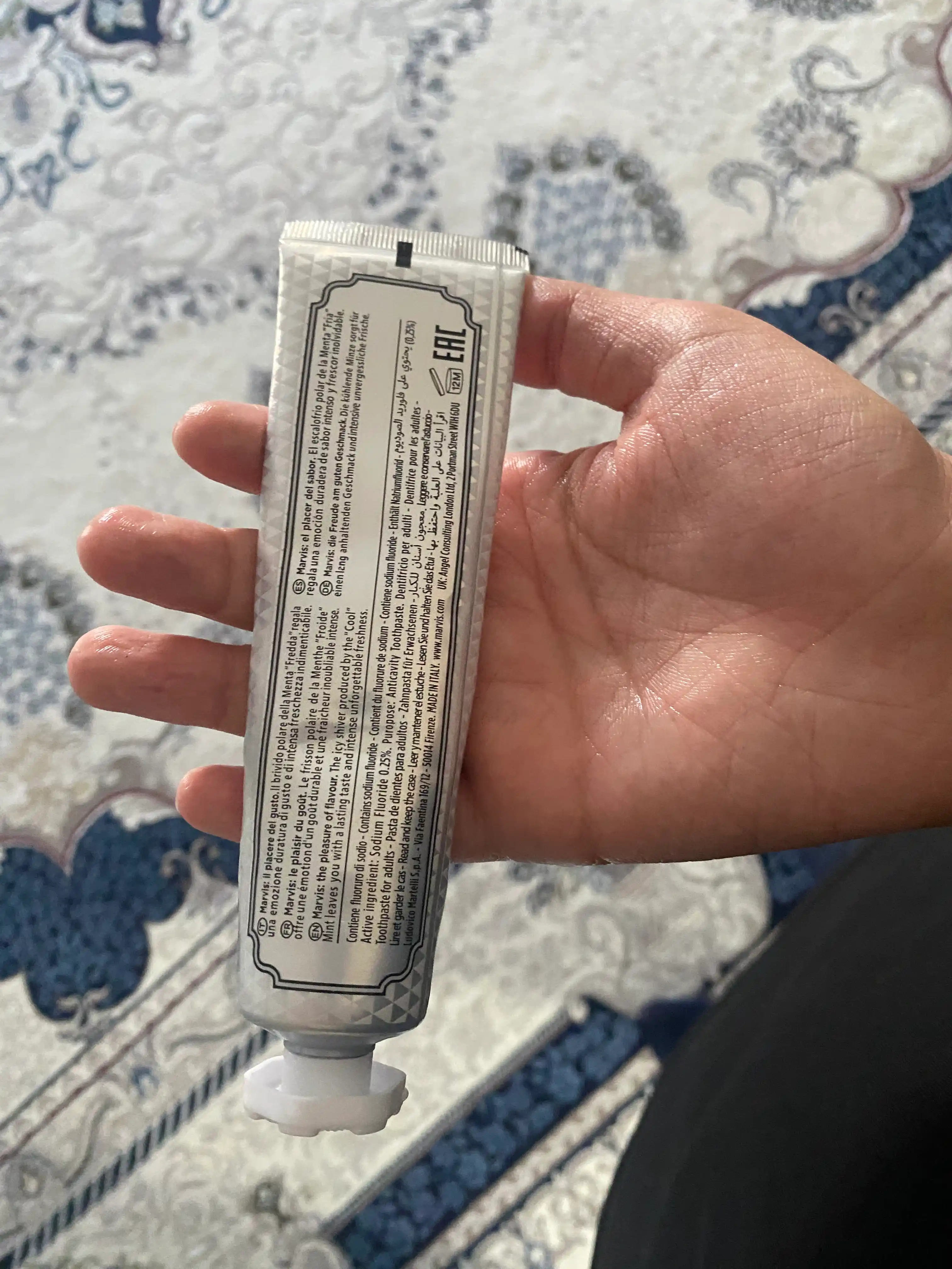 Зубная паста с отбеливающим эффектом, MARVIS Amarelli Licorice Mint, 85 мл