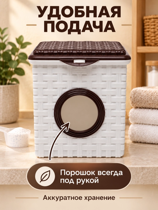 Контейнер пластиковый для стирального порошка