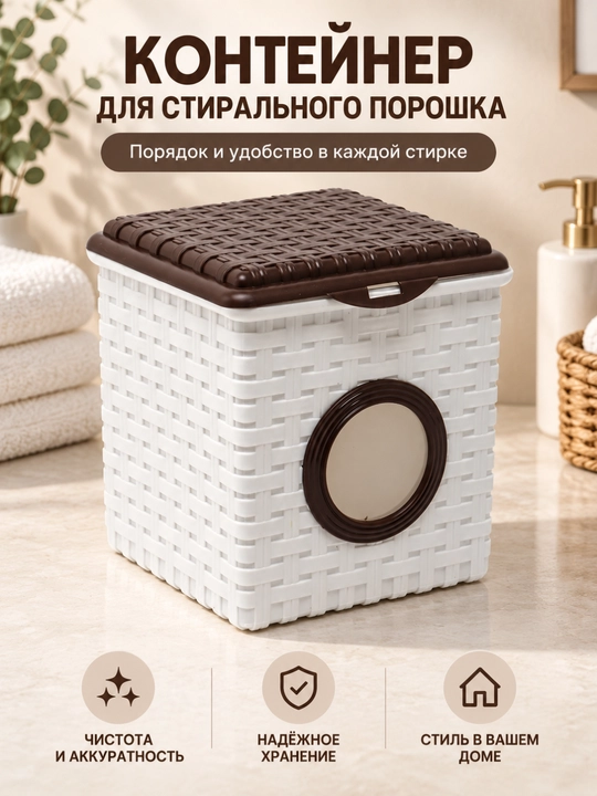 Контейнер пластиковый для стирального порошка - 