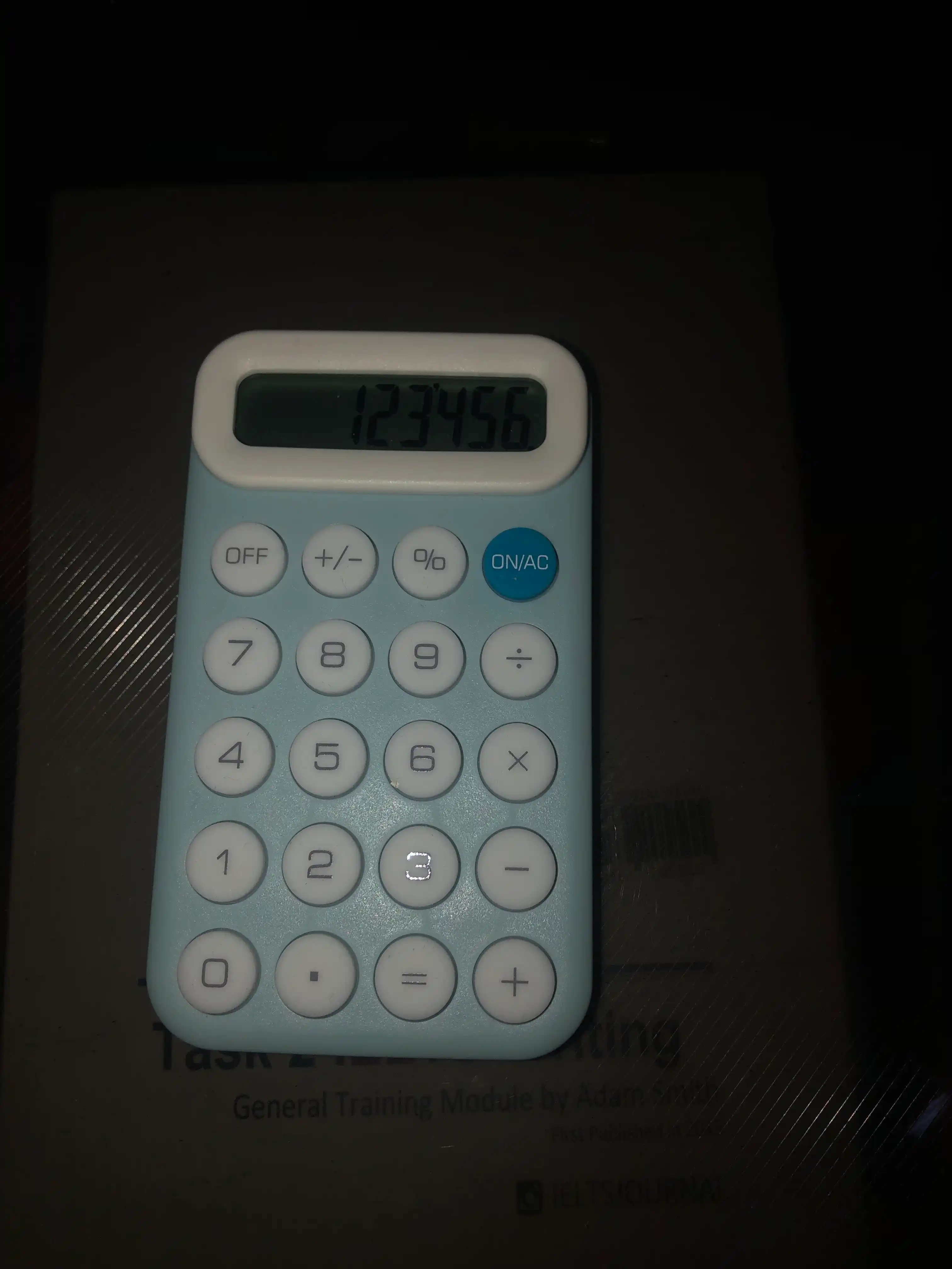 Cho‘ntak kalkulyatori Deli EM10 Light Blue, 8 xonali