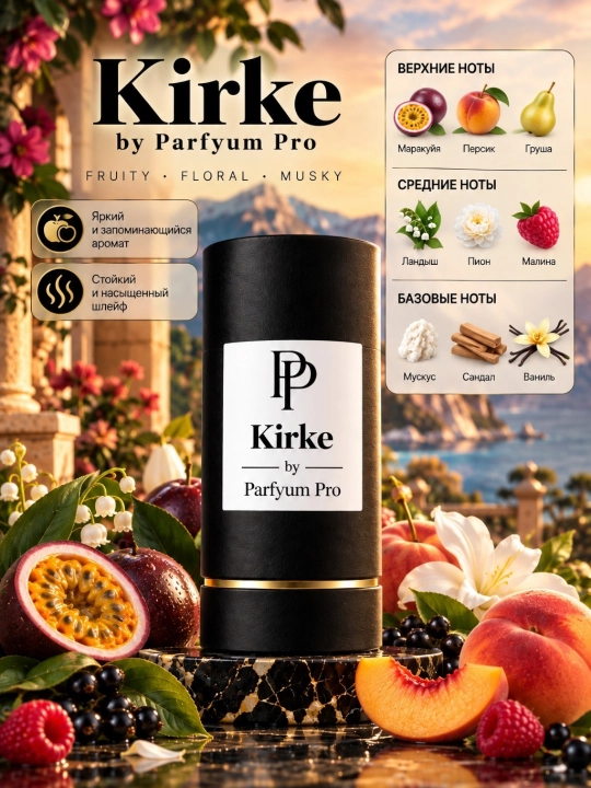 Parfyum Pro erkaklar va ayollar uchun KIRKE iforidan ilhomlangan atirlar - 