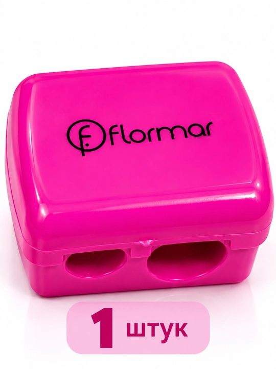 Flormar kosmetik ikki tomonlama qalam o'tkirlagich ko'z va lab makiyaj qalamlari uchun - 