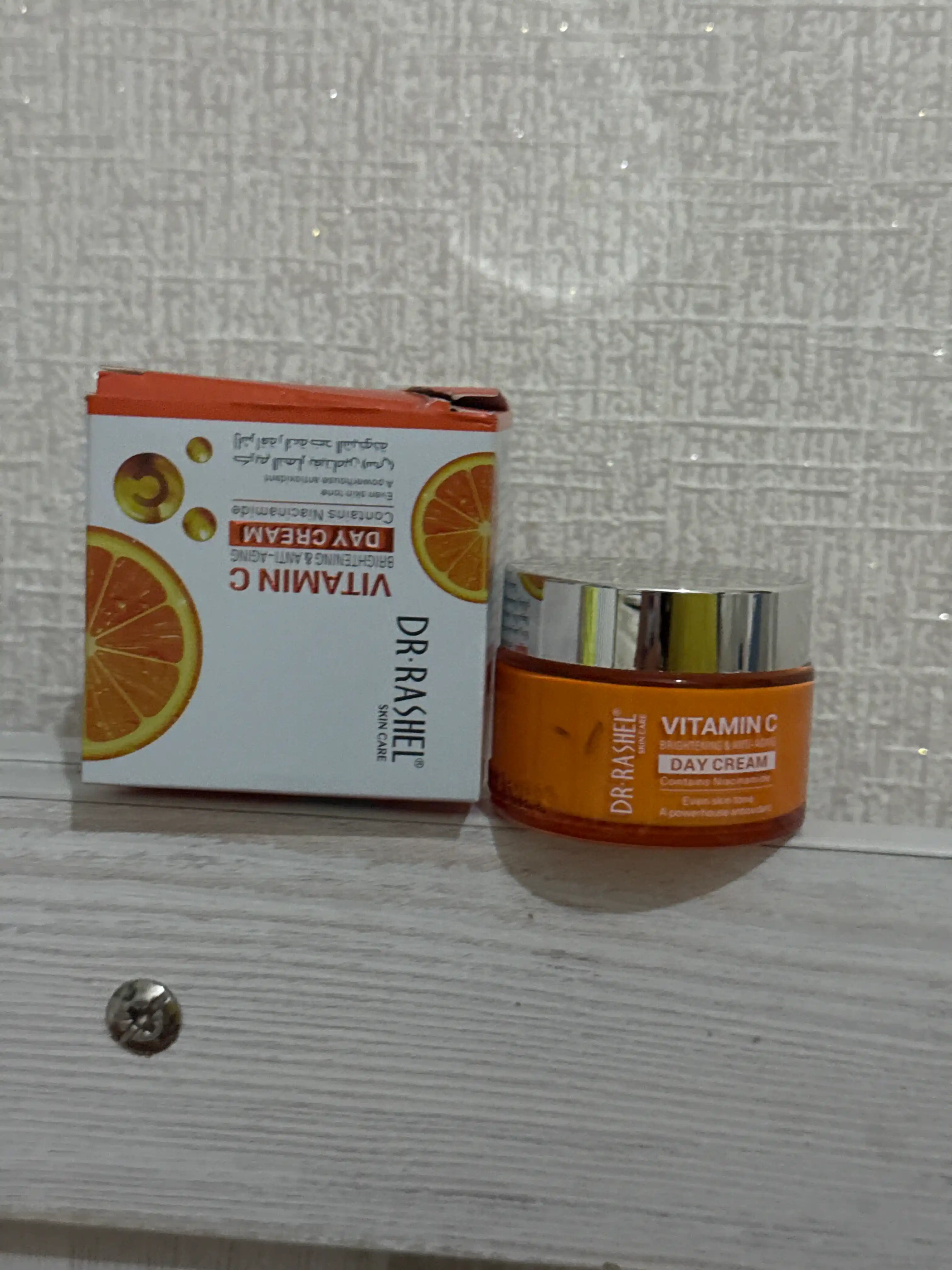 Dr.Rashel Vitamin C li kunduzgi yuz kremi, ajinlarga qarshi va yorqinlashtiruvchi, 50 g