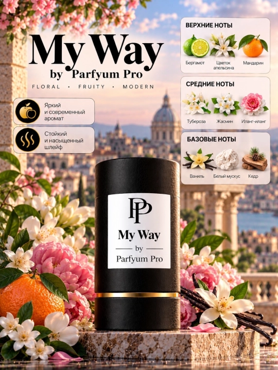 Parfyum Pro ayollar uchun My Way iforidan ilhomlangan parfyumeriya suvi - 