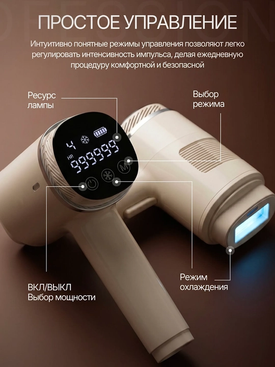 CRONIER Фото эпилятор, Фотоэпилятор, IPL лазерный эпилятор с функцией заморозки