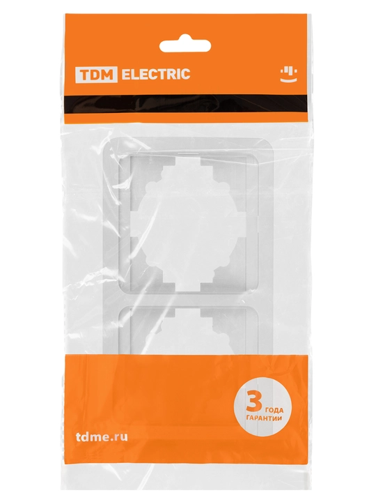 TDM Electric Valday SQ1804-0007 rozetka, 2P, 10A, oq rang, yashirin o‘rnatish