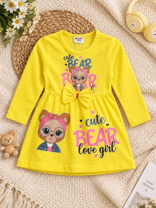 Платье для девочек 2–5 лет Gold Baby из турецкого трикотажа