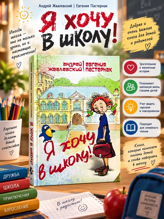 Men maktabga borishni xohlayman!, Andrey Jvalevskiy, Yevgeniya Pasternak - 