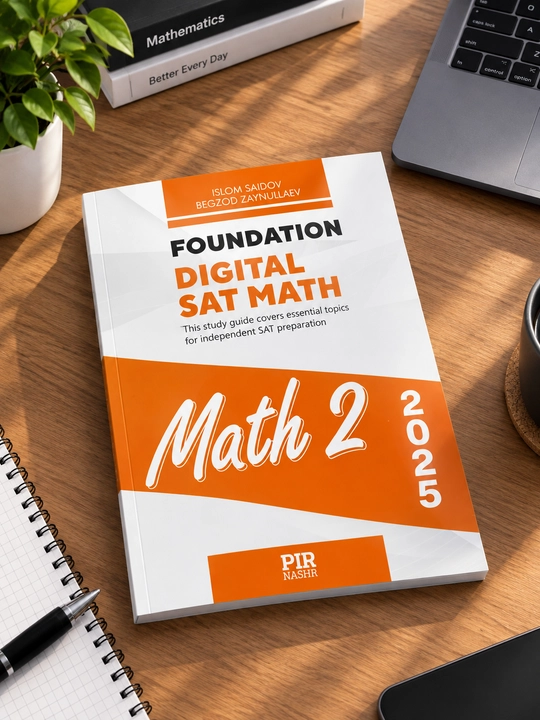 Учебное пособие Digital SAT Math & English Подготовка к экзаменам 2025