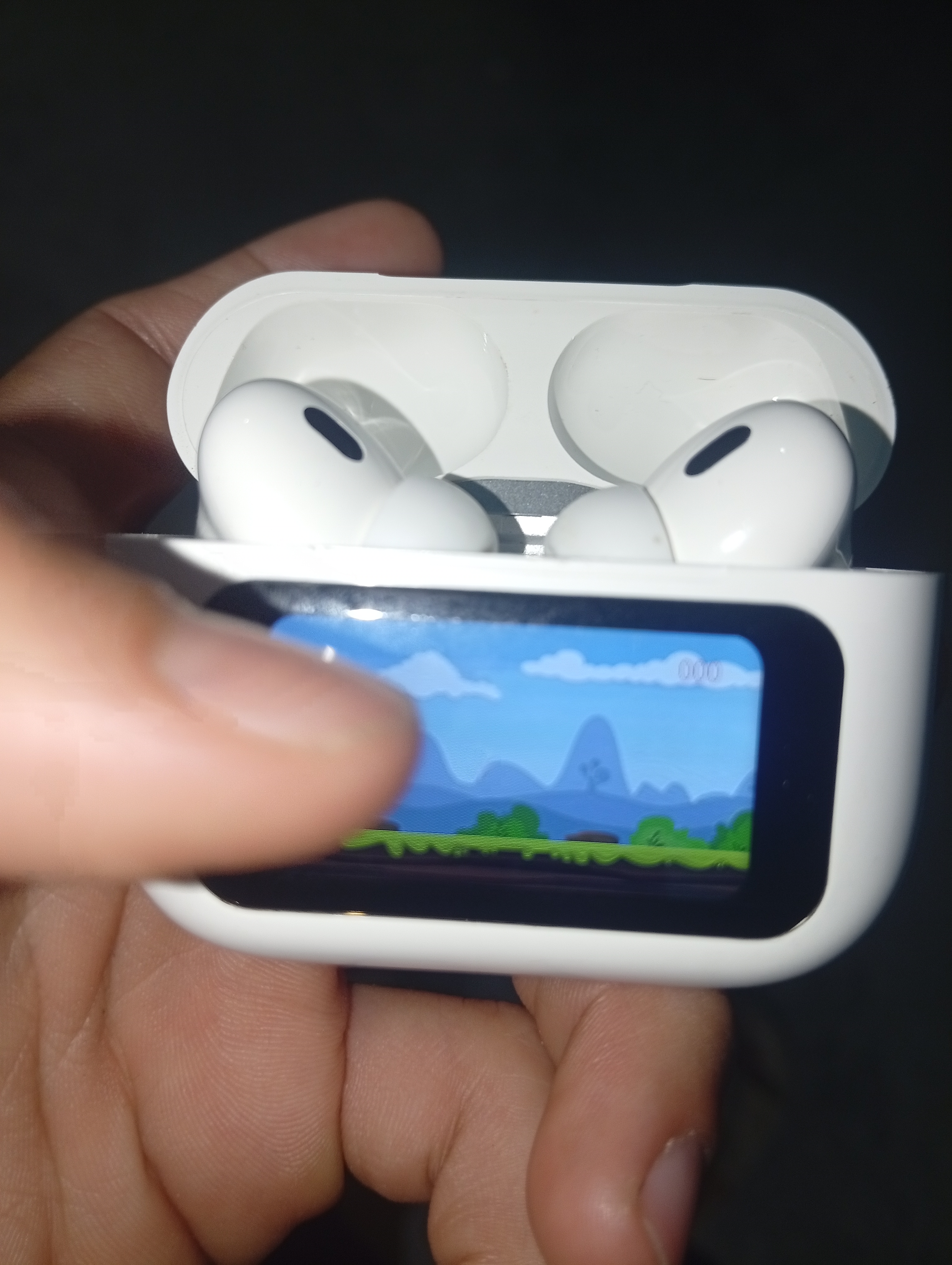 Pods 3 ScreenPods: беспроводные наушники с дисплеем для iPhone и Android