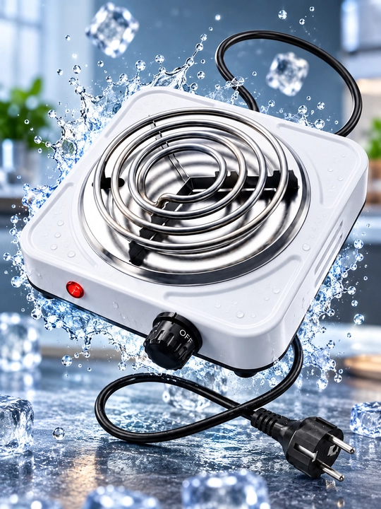 Elektr plita, elektr konforka, oshxona plitasi, 1100 Vt plita, 140 mm konforka - 