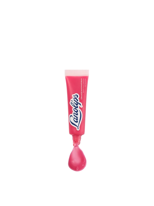 Lanolips Ceramide Milkshake, lablar uchun lanolinli rang beruvchi balzam - Raspberry Crumble - 