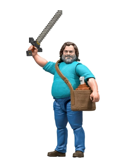 Фигурка Mattel Minecraft Steve 10 см с аксессуарами, JFR57