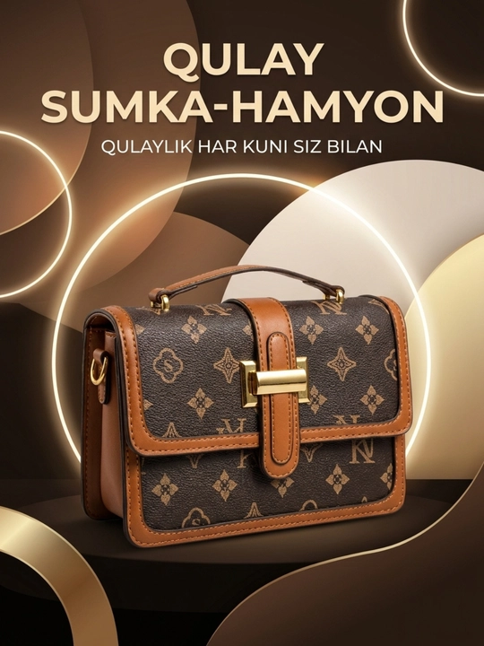 Ayollar uchun zamonaviy hamyon-sumka, telefon uchun mini sumka, qo‘l tasmasi bilan