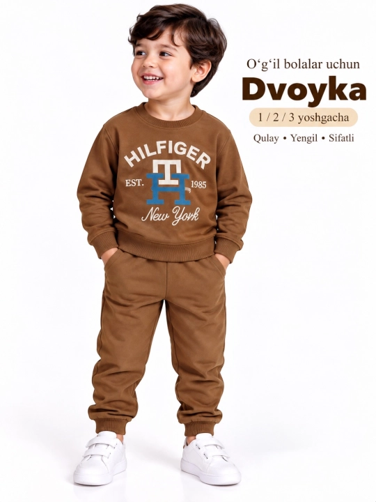 O‘g‘il bolalar uchun 2 qismli sport kostyumi — dvoyka - 