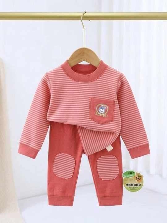 Bolalar uchun paxtali pijama to'plami, uyqu kiyimi, kofta va shim, yumshoq pijama - 