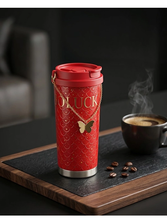 Qahva va choy uchun termos, termokrujka, sovg‘a uchun, zanglamaydigan po‘lat, 500 ml - 