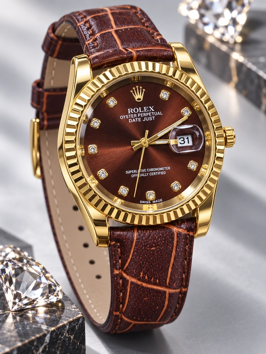 Erkaklar uchun klassik Rolex soati - zamonaviy va hashamatli aksessuar