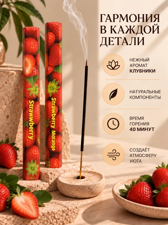 Ароматный благовония в наборе 2 упаковки по 20 палочек