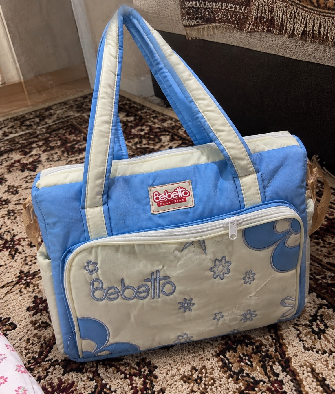 Сумка в роддом Bebetto, для мамы и ребенка, большая, до 20 кг, много отделений