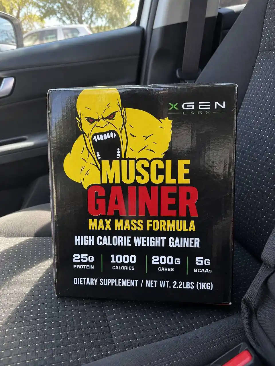 Mushak massasini oshirish uchun MUSCLE GAINER geyneri, 1-3-7 kg