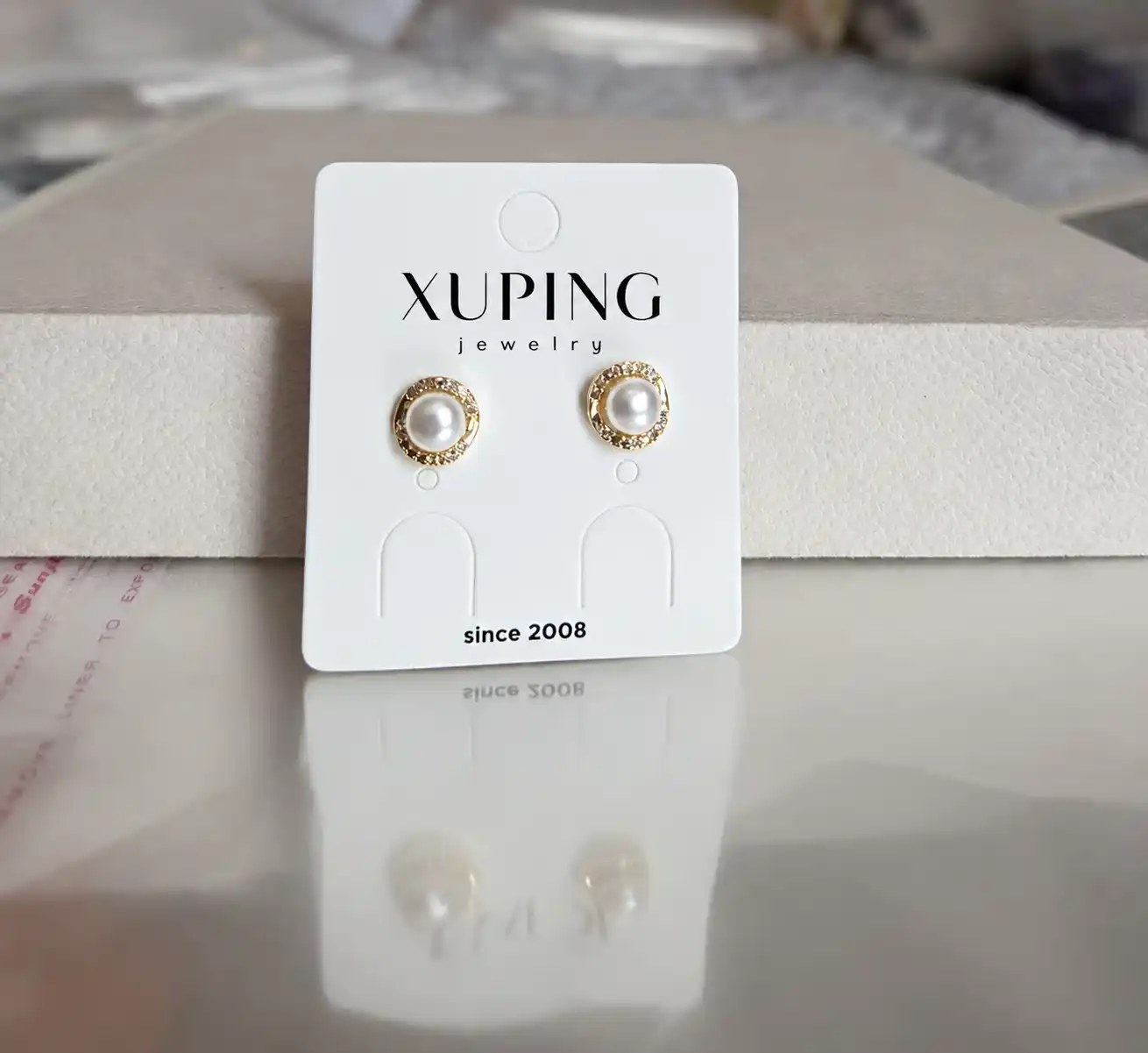 Серьги Xuping для девочек — гипоаллергенные, из нержавеющей стали