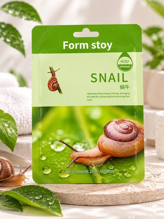 Маска для лица Snail Essence 25 мл, Увлажняет и смягчает кожу