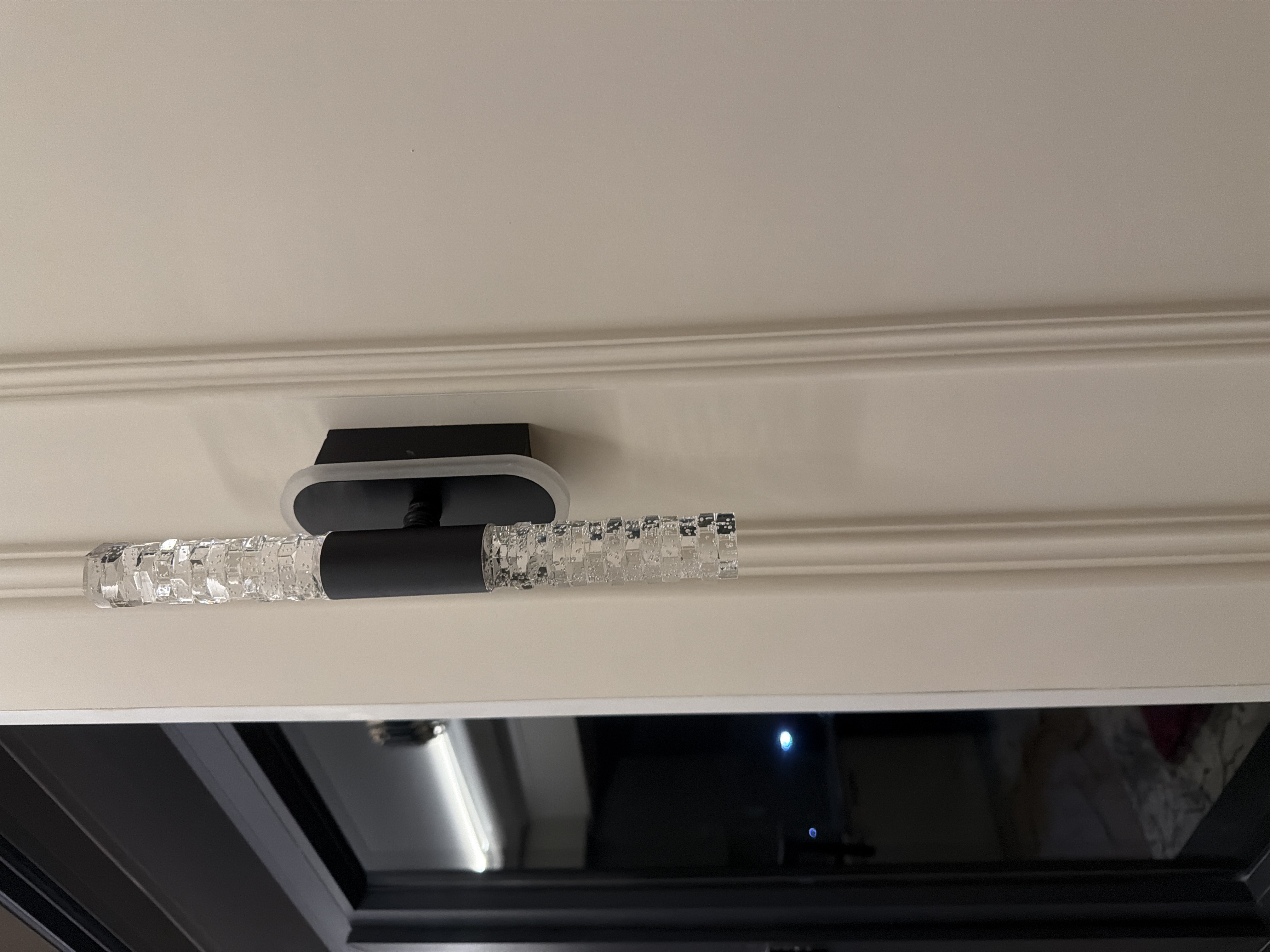 Premium Kristalli LED Devor Bra – 3 Rejimli Zamonaviy Svetilnik, Ichki Interyer Uchun