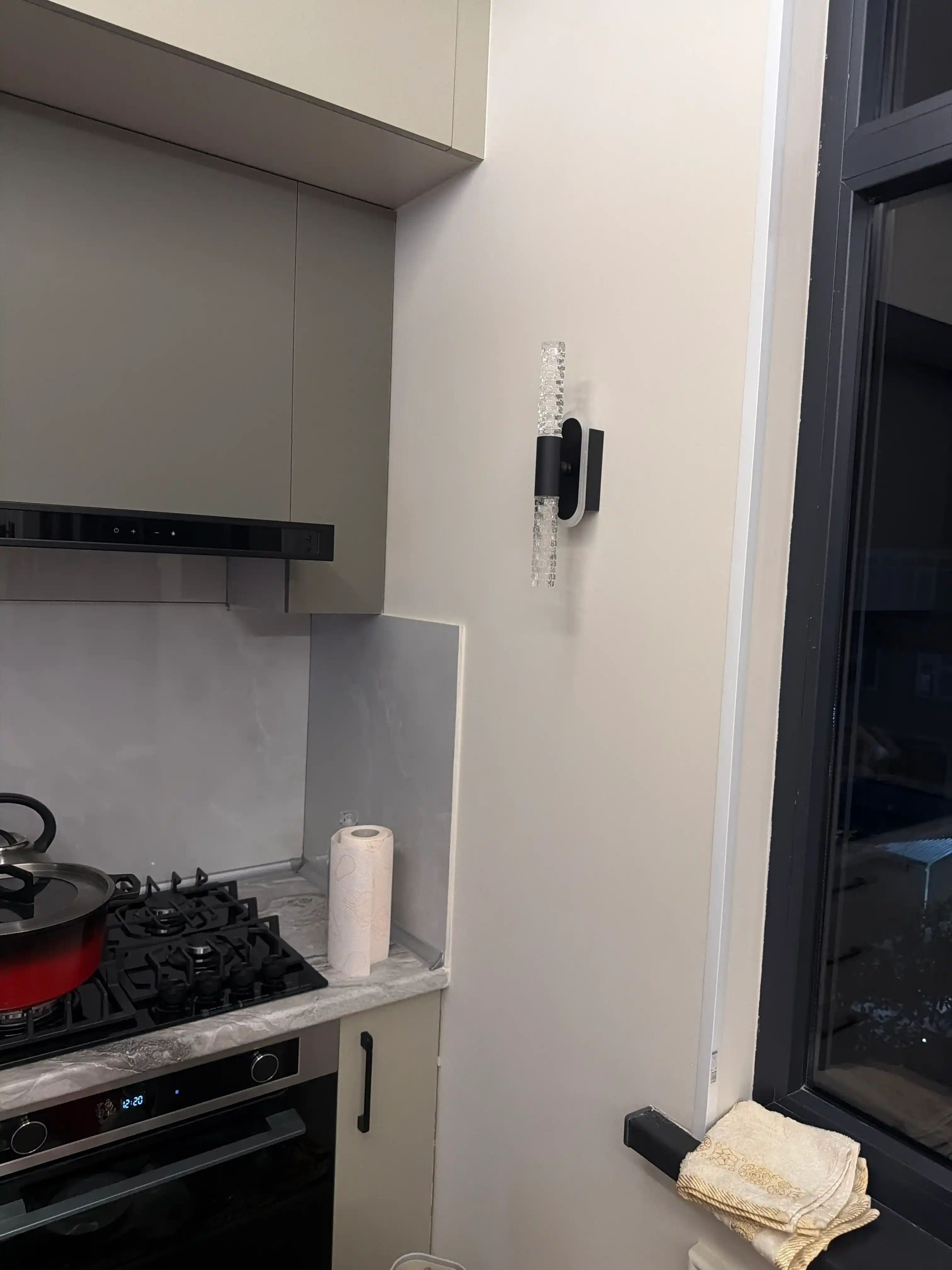 Premium Kristalli LED Devor Bra – 3 Rejimli Zamonaviy Svetilnik, Ichki Interyer Uchun