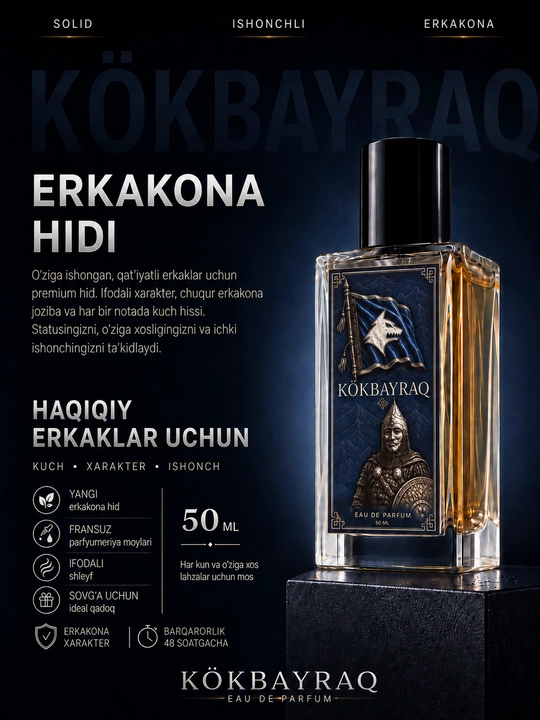 KOKBAYRAQ, Eau de Parfum, atir 50 ml - 
