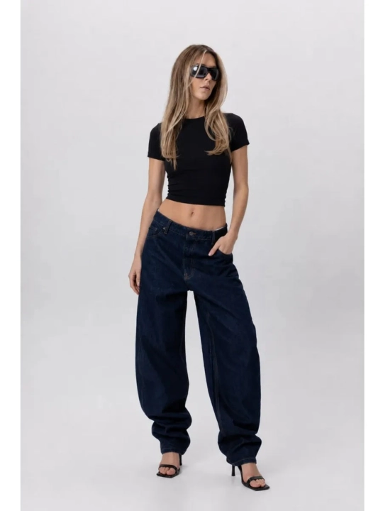Keng jinsi shimlar y2k baggi oversize sk8 UNI