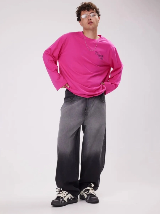 Keng jinsi shimlar y2k baggi oversize sk8 UNI