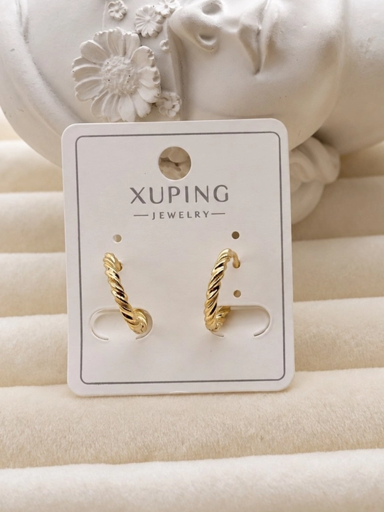 Женские серьги золотого цвета, бренд Xuping - 