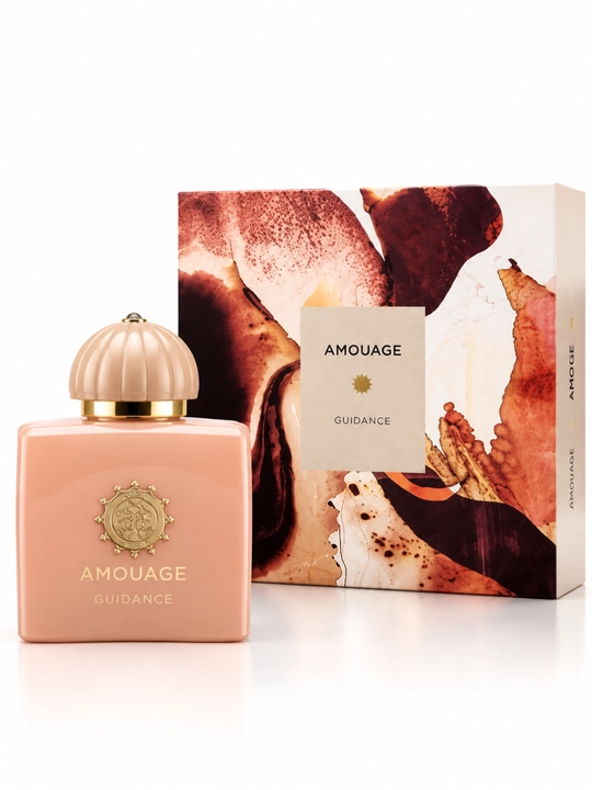 Amouage Guidance, nafis va jozibali xushbo‘y hid, sovg‘abop flakon