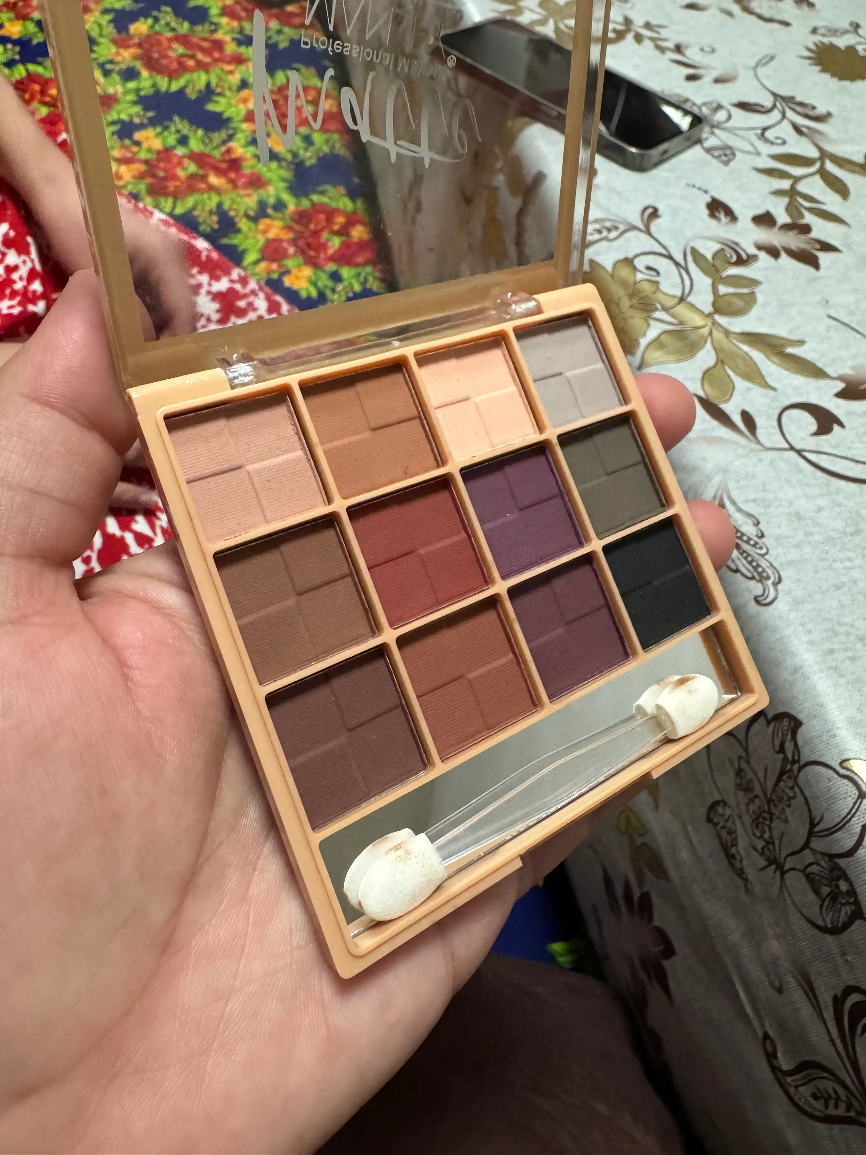 Палитра матовых теней для век, MATTE PROFESSIONAL тени для кожи вокруг глаз, из 10 цветов