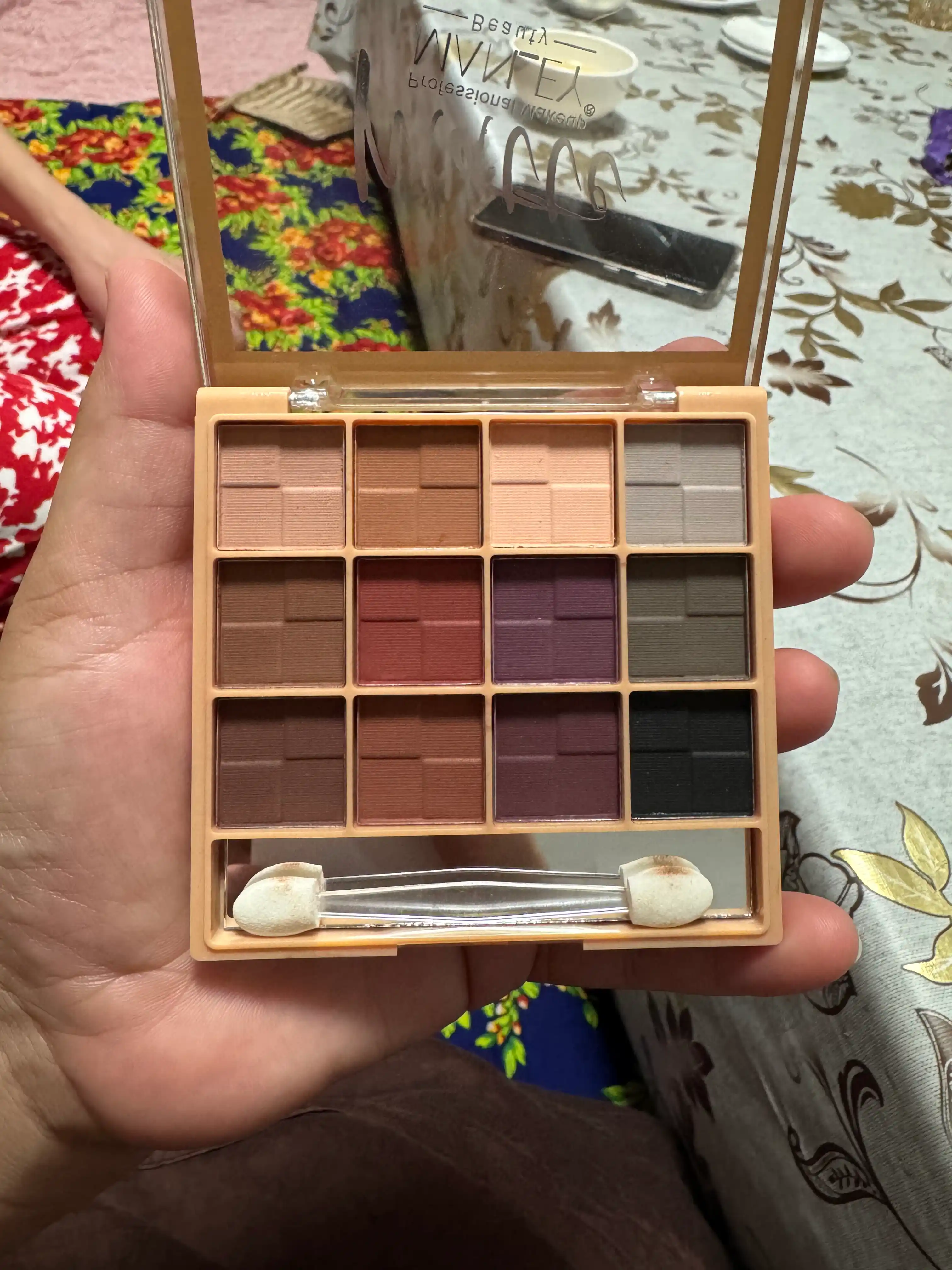 Палитра матовых теней для век, MATTE PROFESSIONAL тени для кожи вокруг глаз, из 10 цветов