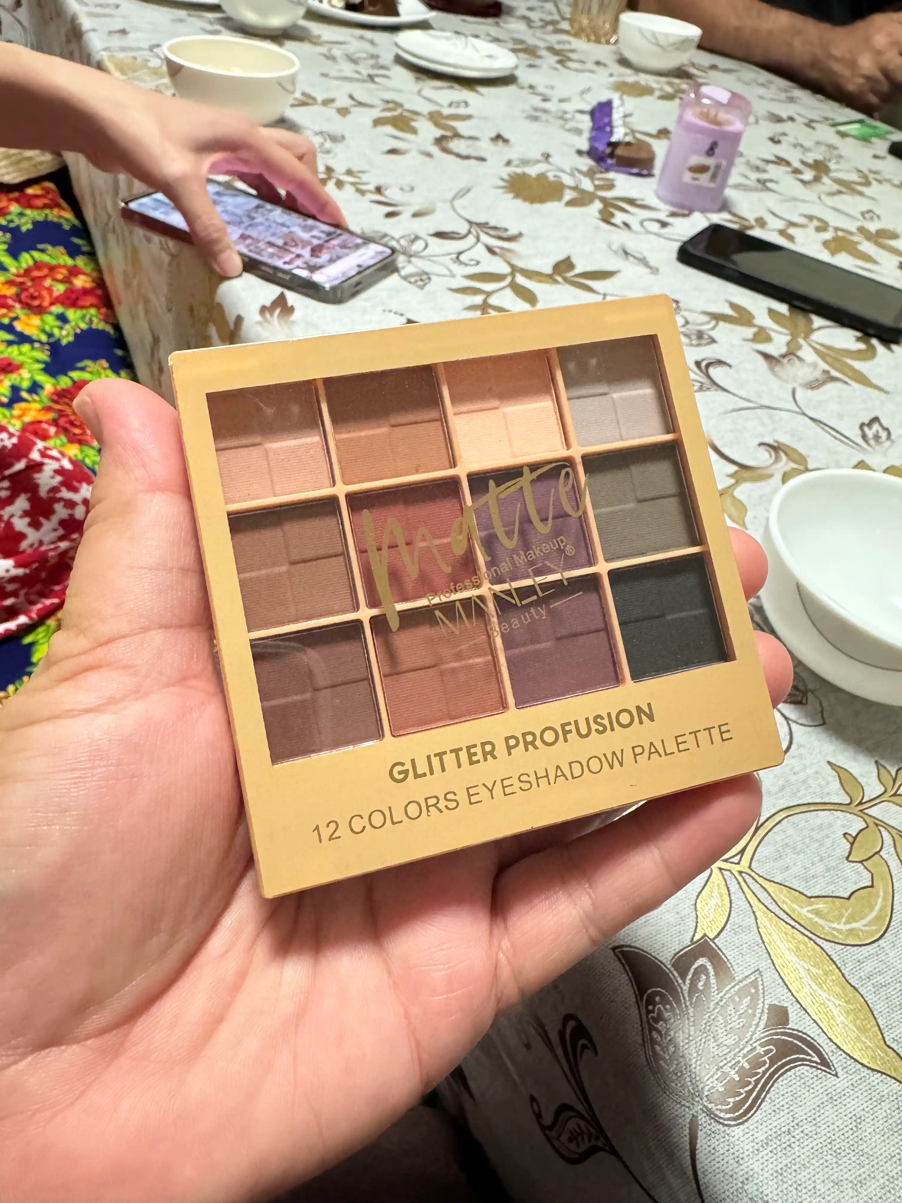 Палитра матовых теней для век, MATTE PROFESSIONAL тени для кожи вокруг глаз, из 10 цветов