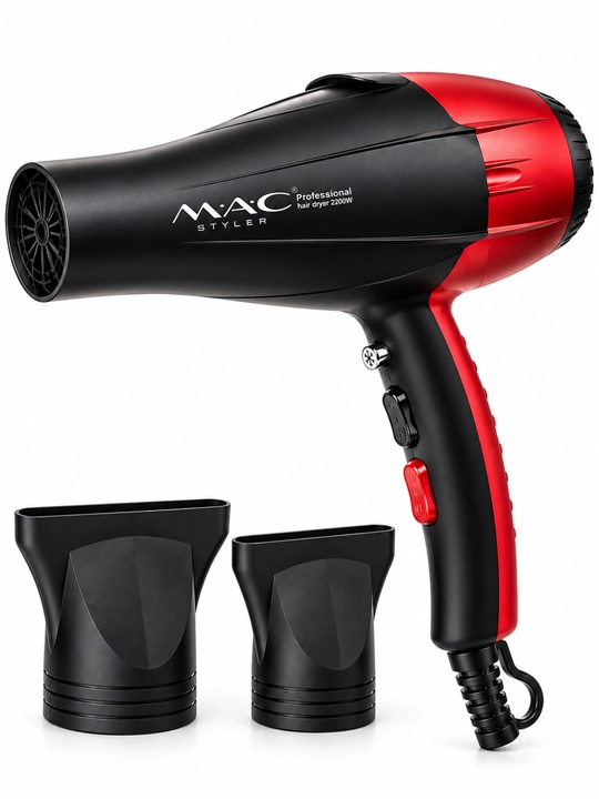 Фен для волос MAC Styler Professional 2200 Вт, 2 скорости, 2 температуры, холодный воздух